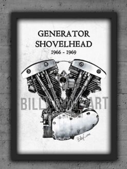 billy-cune-art-atmpspheric-generator-shovelhead-no-air-filter-poster-harley-davidson-linkert