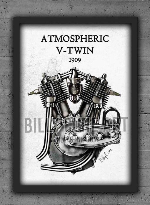 billy-cune-art-atmpspheric-v-twin-poster-harley-davidson