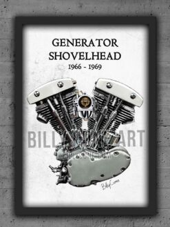 billy-cune-art-atmpspheric-generator-shovelhead-no-air-filter-poster-harley-davidson