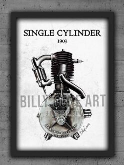 billy-cune-art-cingle-cylinder-1903-harley-davidson