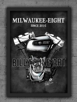Alternative view of 2016 Milwaukee-Eight 107 (Touring) Engine Print
