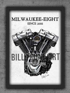 2016 Milwaukee-Eight - Harley-Davidson engine print