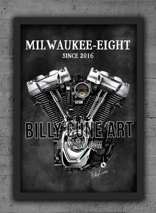 2016 Milwaukee-Eight - Harley-Davidson engine print - Image 2