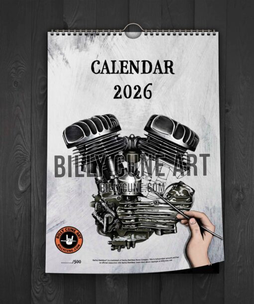 calendar 2026 billy cune art